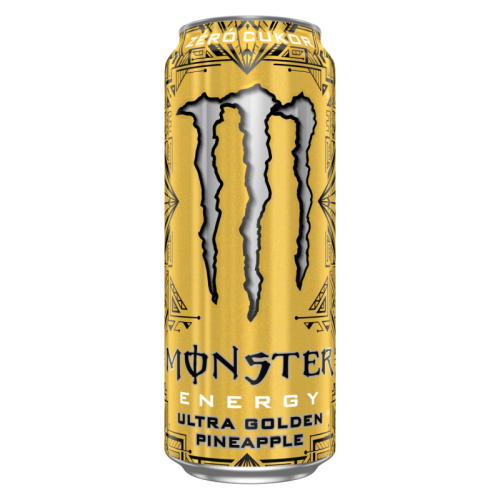 Monster Energy Ultra Golden Pineapple szénsavas ananász ízű ital koffeinnel 500 ml