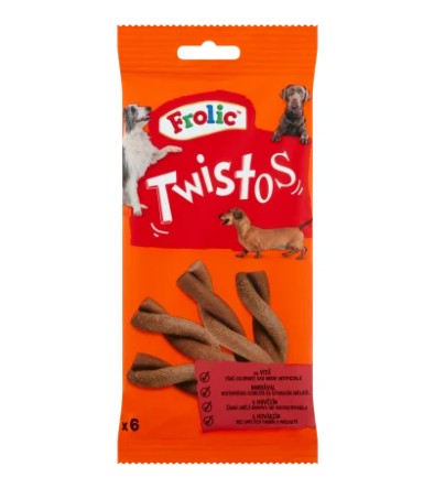 Frolic Twistos marhahús ízű jutalomfalat (6db) 105g