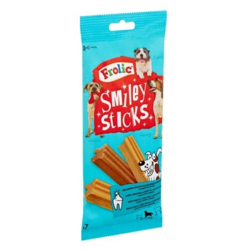 Fogtisztitó rudak Frolic Smiley Sticks - 7 db / 175g
