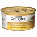 Gourmet Gold Csirkével és májjal szószban nedves macskaeledel 85g
