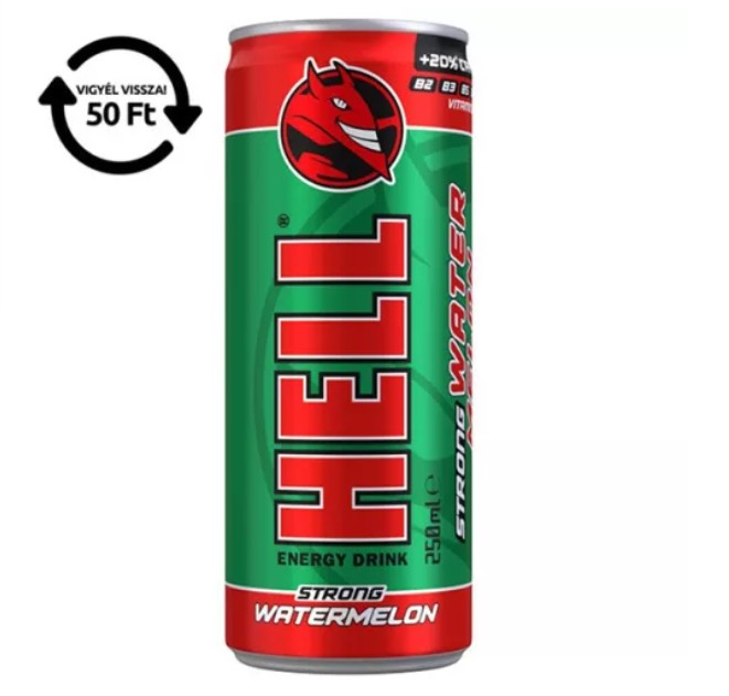 HELL Strong Energiaital Watermelon 0,25L