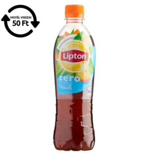 Lipton Ice Tea Zero őszibarackízű szénsavmentes üdítőital édesítőszerekkel 0.5l