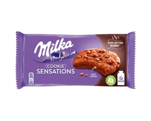 Milka keksz Sensations Soft Inside Choco 156g