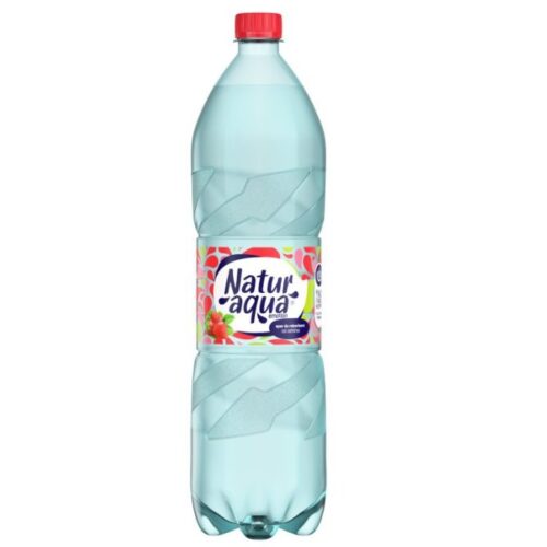 NaturAqua Emotion szénsavas üdítőital 1,5 l eper-rebarbara