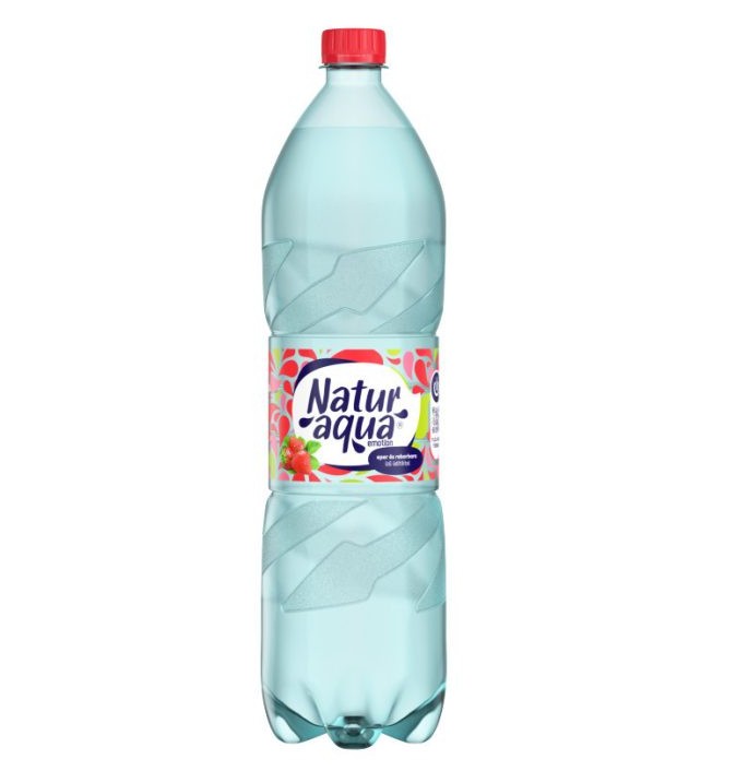 NaturAqua Emotion szénsavas üdítőital 1,5 l eper-rebarbara