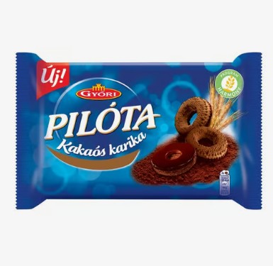 PILÓTA Vaníliás Karika KAKAÓS 150g