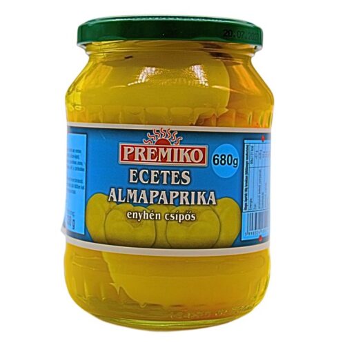 Premiko ecetes almapaprika enyhén csípős 680/330g