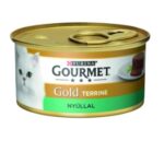 GOURMET GOLD Terrine nyúllal nedves macskaeledel (85g)