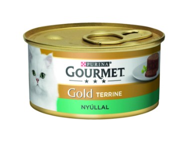 GOURMET GOLD Terrine nyúllal nedves macskaeledel (85g)