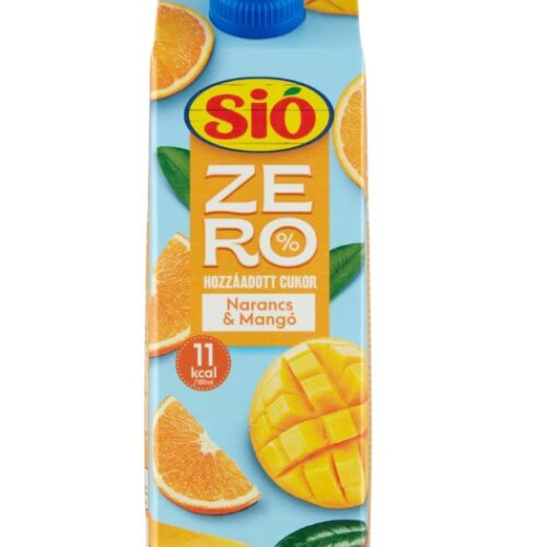 Sió Zero hozzáadott cukor narancs-mangó gyümölcsital 1L