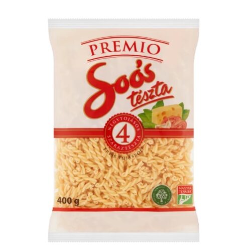 Soós Premio copfocska négytojásos száraztészta 400 g