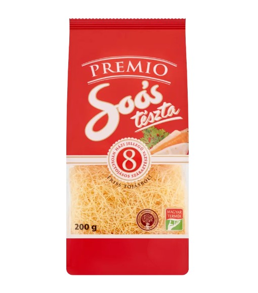 Soós Premio boglyas cérna házi jellegű 8 tojásos száraztészta