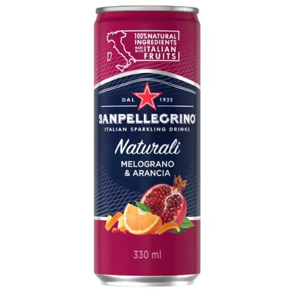 SanPellegrino Gránátalma+Narancslimonádé 330ml