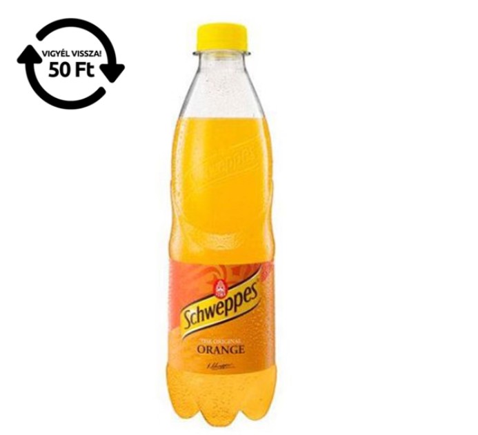 Üdítőital szénsavas SCHWEPPES Narancs 0,5L
