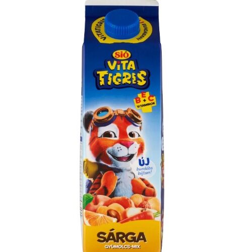 Sió Vitatigris sárga gyümölcs-mix vegyes gyümölcsital 1 l