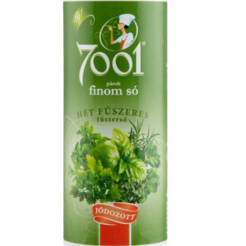 7001 hét fűszeres jódozott finom párolt fűszersó 90g