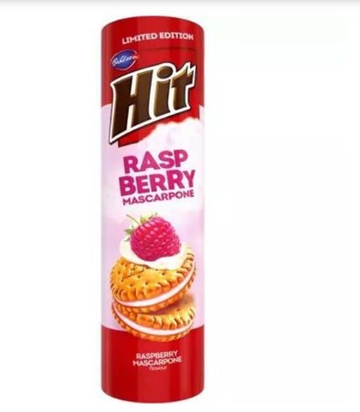 HIT eper ízű töltött keksz 220g