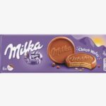 Milka Choco Wafer kakaós krémmel töltött ostya alpesi tejcsokoládéval mártva 5 Db 150 g