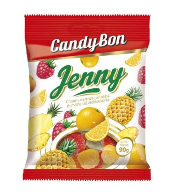 Candy bon Jenny zselécukor 90gr vegyes gyümölcs