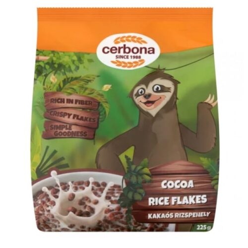 cerbona rizspehely kakaós 225 g