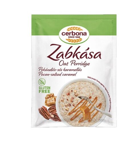Pekándiós-sós karamellás zabkása, gluténmentes 50 g