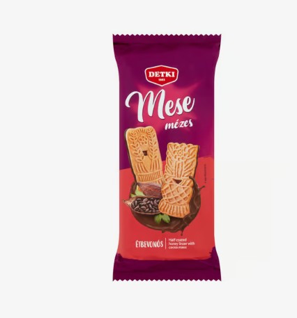 Detki Mese mézes linzer kakaós étbevonómasszával félig mártva 180 g
