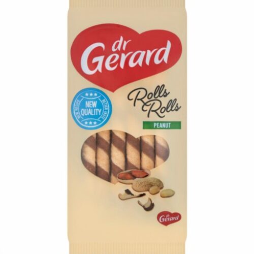 dr.Gerard Rolls Földimogyorós Krémmel Töltött Ostyarúd 112g