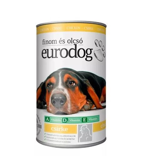 EuroDog kutyakonzerv baromfis 415g
