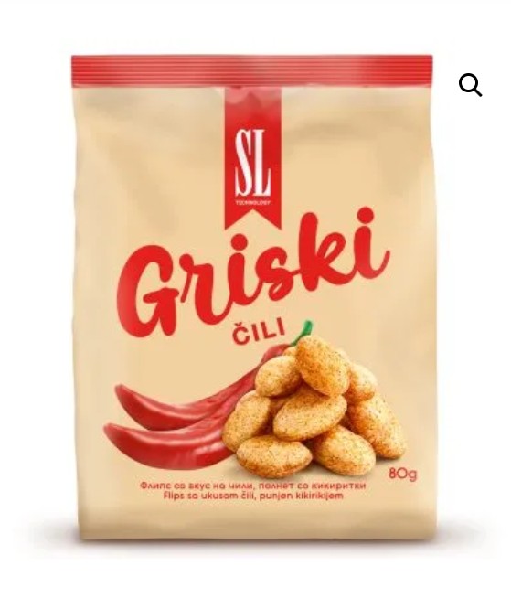 Griski Snack Földimogy.tölt. Chili 80g