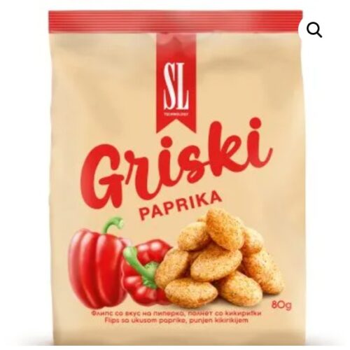 Griski Snack Földimogy.tölt.Paprikás 80g