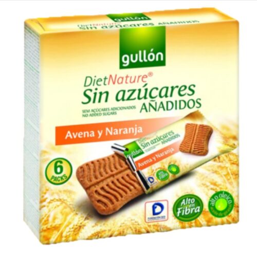 Gullón snack zabos-narancsos keksz 144 g