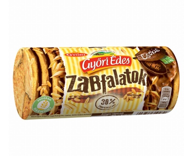 GYŐRI ÉDES ZABFALATOK CSOKIS 244 g