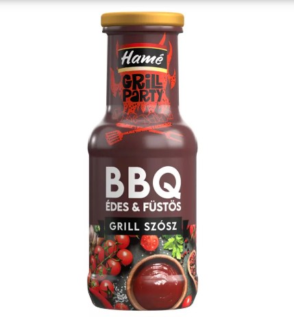 Hamé Grill Party BBQ Édes&füstös grillszósz 250ml