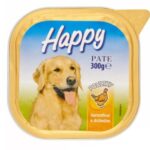 Happy alutálcás kutyaeledel, baromfi ízesítéssel 300g