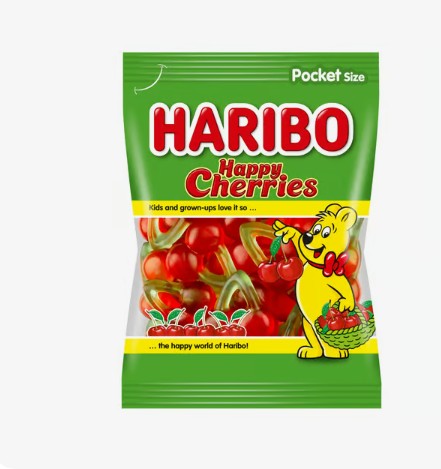 Haribo Meggyfürt(Happy Cherries)gyümölcsízű gumicukor 100g
