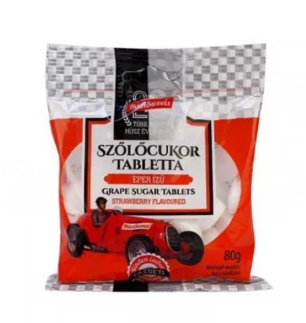 Házisweets szőlőcukor epres 80 g