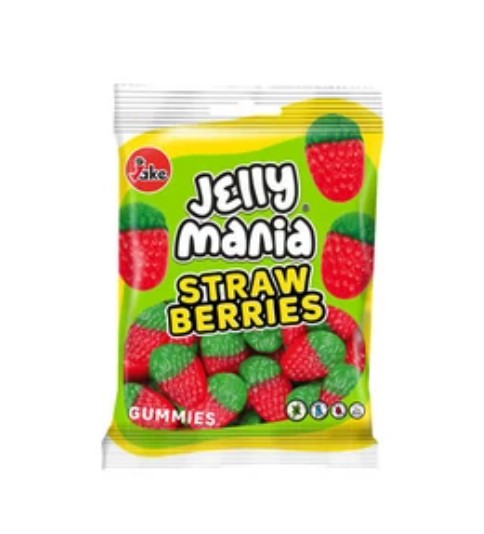Jelly Mania eper gumicukor 100g