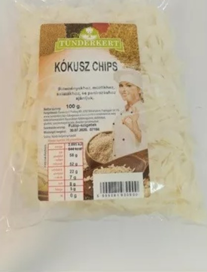 Tündérkert kókusz chips 100g