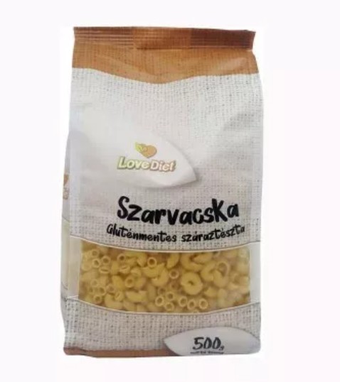 Love Diet Tészta Szarvacska Gluténmentes 500 g