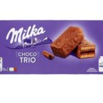 Piskóta MILKA Choco Trio 5 darabos 150g