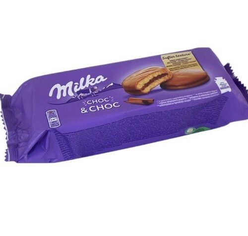 Milka Choc&Choc alpesi tejcsokoládéval mártott piskóta 150 g kakaós töltelékkel