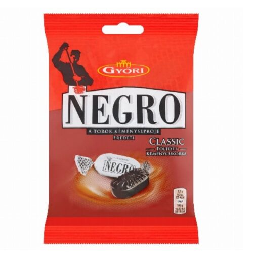 Negro Classic mentol-ánizs ízű töltött keménycukorka 79 g