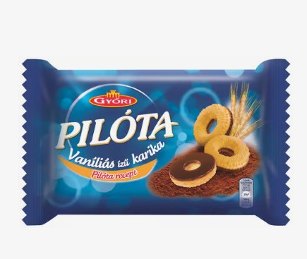 Győri Pilóta vaníliás ízű karika 150 g