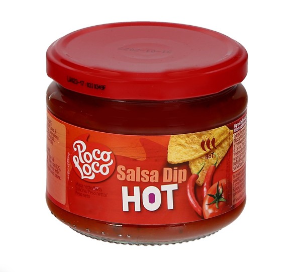 Poco Loco Salsa chips szósz 260 g csípős
