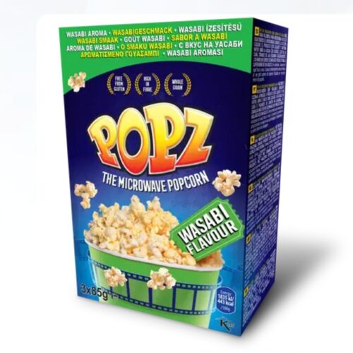 POPZ Wasabi popcorn 3PACK 3x85g