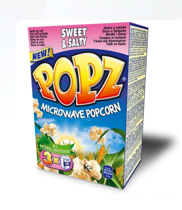 POPZ popcorn Édes-sós 3×85 g