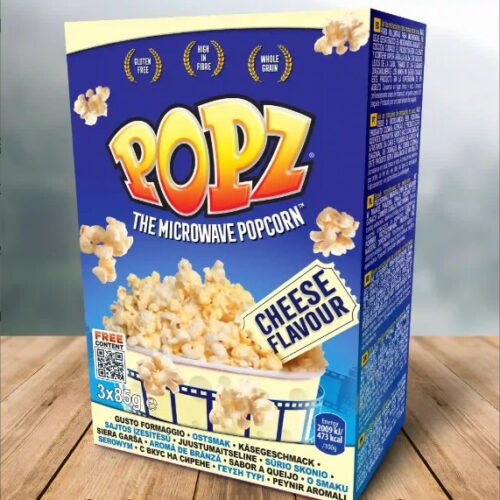 POPZ sajtos popcorn 3x85g