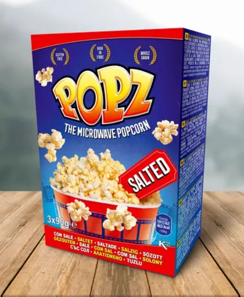 POPZ sós popcorn 3PACK 3x90g