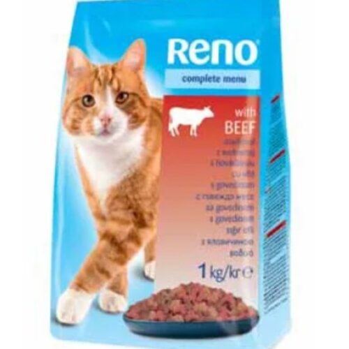 RENO száraz macskaeledel marha 1kg