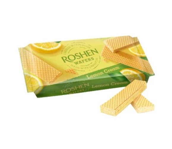 Roshen Wafers 72Gr Citromos Krémmel Töltött Nápolyi